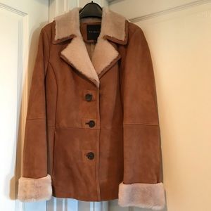 Talbots shearling coat